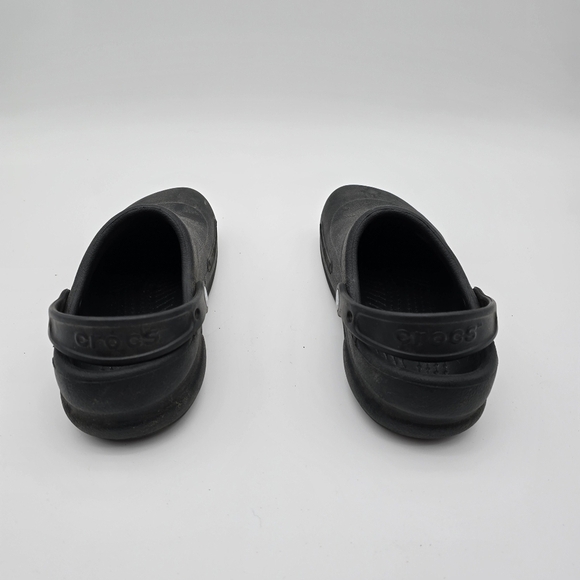 Crocs Sandals Womens 10 Black Bistro Clog Non Slip No Holes Bistro Chef - Picture 4 of 7